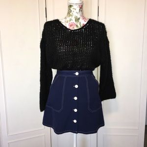 Square Neck Knit Top